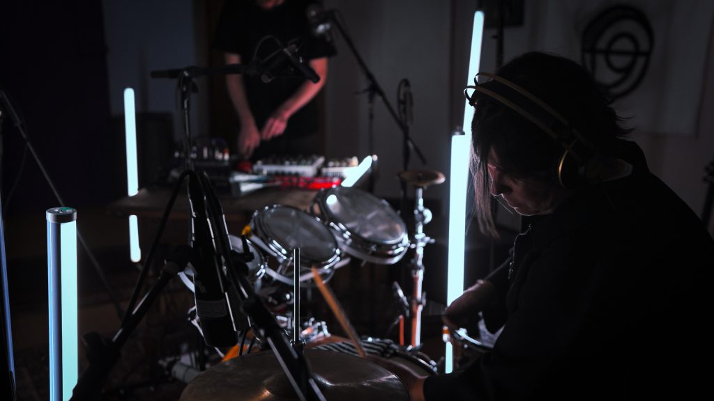 Valentina Magaletti performs with Holy Tongue in the Live Studio at Arcus Sounds