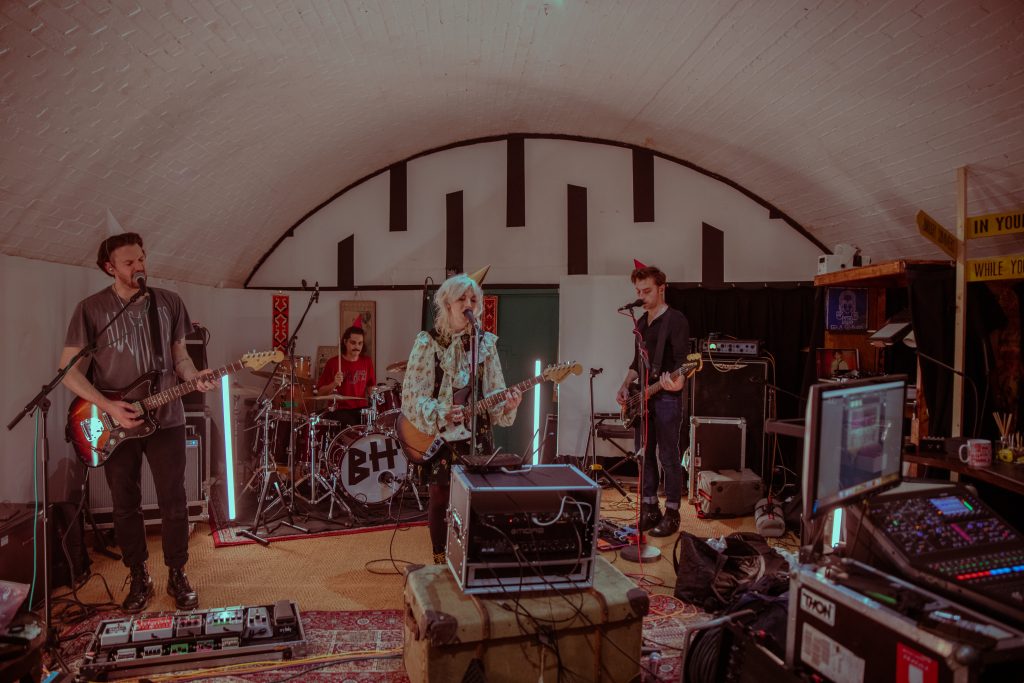 Black Honey rehearsing in our East London Rehearsal Space