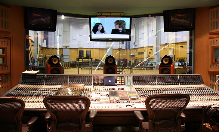 Abbey Road Control Room, London Music studio
