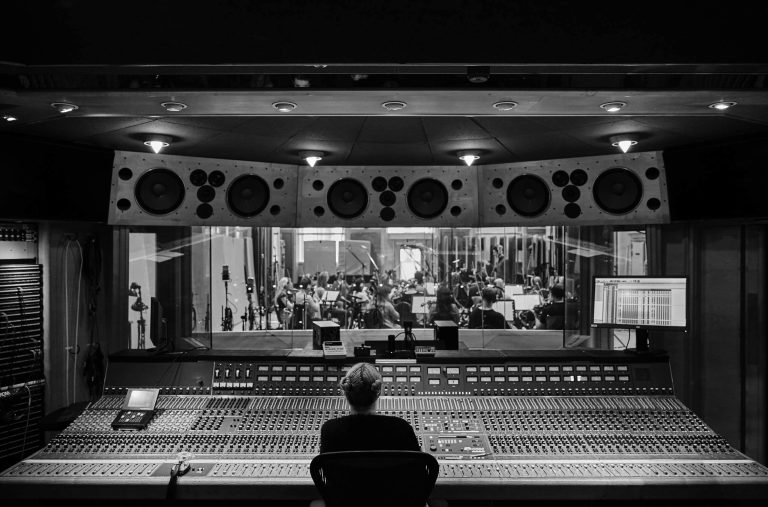 control room at AIR studios, london music studio